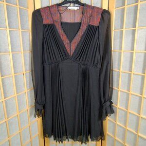 Coach 1941 Pleated Dress with Neck Tie Size 0